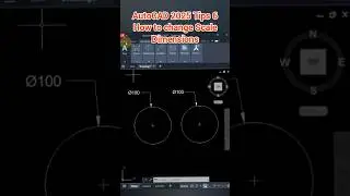 AutoCAD 2025 How to change Scale Dimensions #autocad #shortvideo #shorts #short #subscribe #design