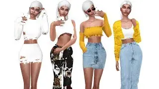 The Sims 4: Forever 21 Lookbook | Sim + FULL CC LIST!