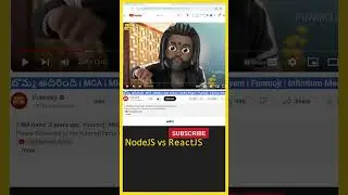 ReactJS vs NodeJS, Node JS, React, React JS, React JS Tutorial, Node JS Tutorial, Front End #shorts