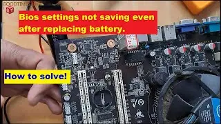 Desktop bios resetting even after replacing bios battery.