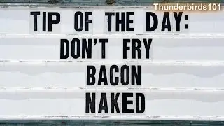 Bacon reads Bacon Signs