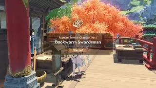 Bookworm Swordsman | Genshin Impact | Xingqiu Story Quest: Act I Cutscenes (EN/Lumine)