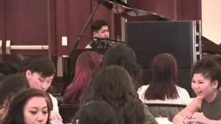 Thomas Xiong Performing Skinny Love