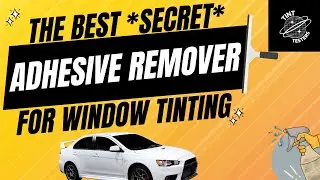 The BEST ADHESIVE REMOVER *Our Secret Sauce* for nasty window tint removals!