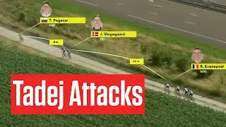 Tadej Pogacar Attacks, Can’t Shake Remco Evenepoel, Jonas Vingegaard In Tour de France 2024 Stage 9