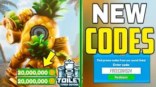 Working!⚡NEW CODES  - TOILET TOWER DEFENSE ROBLOX CODES 2024 - TOILET TOWER CODE