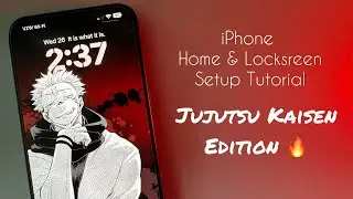 iPhone Ultra Clean Depth Effect Setup Tutorial : Jujutsu Kaisen Edition 🔥