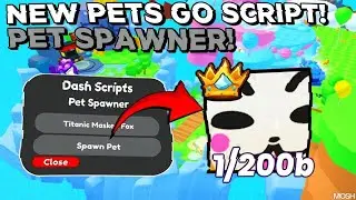 [NEW] Pets Go Script Pet Spawner | Pastebin Link | Thieving Update | Keyless Latest 2025