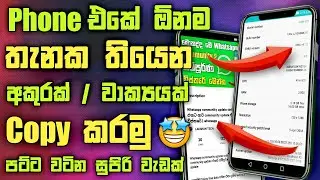 How to copy on screen text how to copy text on screen android sinhala how to copy text from anywhere