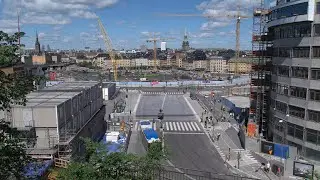 Stockholm Slussen Project June 2021. Part 37 UHD 4K