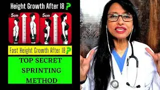 HEIGHT INCREASE 👉 TOP SECRET SPRINTING METHOD & TECHNIQUE diet & supplements -Dr Rupal