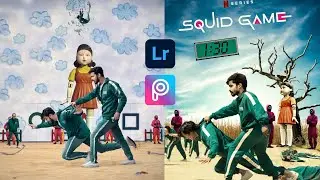 Squid game photo editing || PicsArt photo editing|| lkr editing