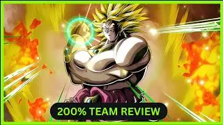 INT LR DOKKAN FEST LEGENDARY SSJ BROLY 200% TEAM OVERVIEW (DBZ DOKKAN BATTLE)