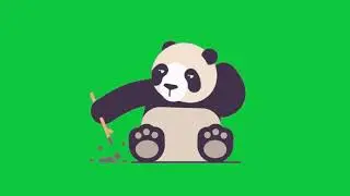 Cute Panda  Green Screen Video | VFX CREATOR STUDIO