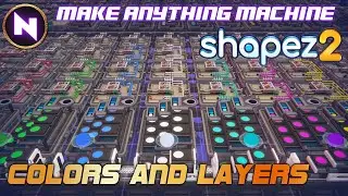 Colors & Multi-Layer Support Added To MAKE ANYTHING MACHINE [MAM] | 03 | Shapez 2 | Tutorial/Guide