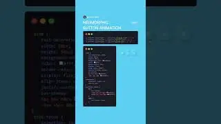 Neumorphic Button Animation With CSS | Neumorphism