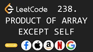 Product of Array Except Self - Leetcode 238 - Python