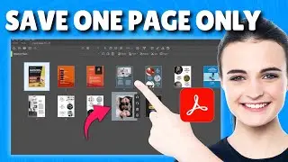 How to Save One Page of a PDF using adobe acrobat | Extract page