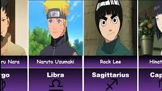 Naruto Characters and their Zodiac Signs