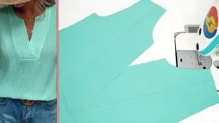 Amazing to cutting and stitching blouse neck design tips and tricks || Basic sewing techniques