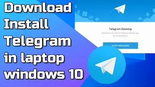 How to Download and Install telegram in laptop on windows 10 pc
