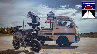 Cannonball Run with a Kei Truck & Honda Grom! what could go wrong...
