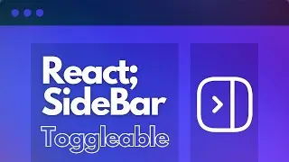 React Sidebar Navigation Menu Tutorial | React Js SideBar Menu React Menu Sidebar Menu Sidebar React