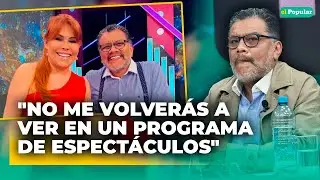Tomás Angulo DEJARÁ LA TELEVISIÓN: "No me volverás a ver en un programa de Espectáculos"