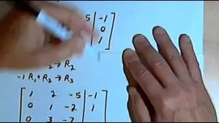 Solving a 3x3 System of Equations with Gauss-Jordan  141-45.b
