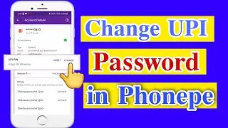 Phonepe upi pin change kaise kare 2021 || how to change phonepe upi pin 2021 ||