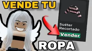 Como VENDER ROPA en ROBLOX // FÁCIL Y RÁPIDO 😍