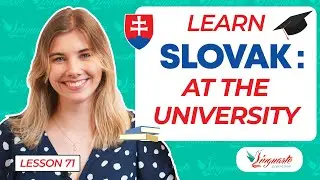 Learn SLOVAK: AT THE UNIVERSITY