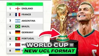 World Cup, But New Champions League Format! 🏆