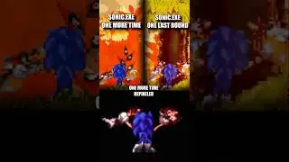 TAILS DEATH in SONIC.EXE ONE MORE TIME REPIXELED, OLR & OMT COMPARISON #shorts #sonic #exe #sonicexe