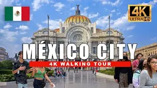 🇲🇽 Mexico City Walking Tour - CDMX Historic Center Walking Tour  [4K HDR / 60fps]