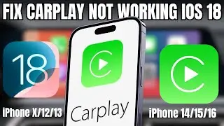 How To Fix Apple CarPlay Not Working on iPhone 16 Pro / Pro Max iOS 18