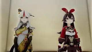 MMD x Genshin Impact - Elevator Trouble