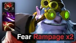 Fear Sniper Double Rampage! 7100+ Ranked Dota 2
