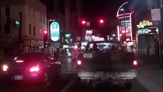 Downtown Reno, Nevada At Night