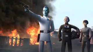 Rebels Attack Thrawn's Tie Defenders [4K HDR] - Star Wars: Rebels