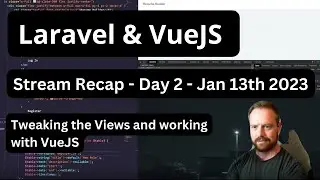 Building a Laravel & VueJS app from scratch - Day 2: tweaking the views and  jetstream dashboard