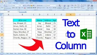 How To Split Text Into Multiple Columns Using Text to Column In Excel, 