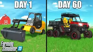 I SPENT 2 MONTHS ON A FLAT MAP IN FARMING SIMULATOR