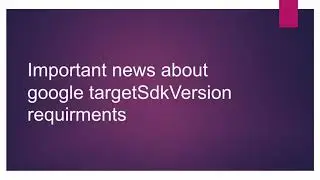 Big news to Google play developer