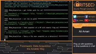 Forenware The Ansible Data Acquisition Method with Ali Amari