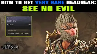 VERY RARE Headgear: SEE NO EVIL Mask Location Guide | Black Myth Wukong