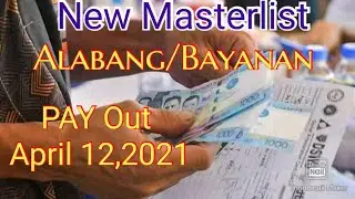 Sap Masterlist Ng Brgy.Alabang at Bayanan/Emergency Subsidy Financial Assistance