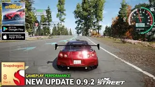 Carx Street max graphics 2k 60 fps gameplay | cars delivery | snapdragon 8 gen 2