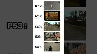 GTA SA PS1 VS PS2 VS PS3 VS PS4 VS PS5 