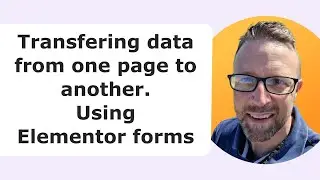 Passing Data from One Page to Another with elementor contact Forms